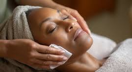 African Woman Facial Treatment